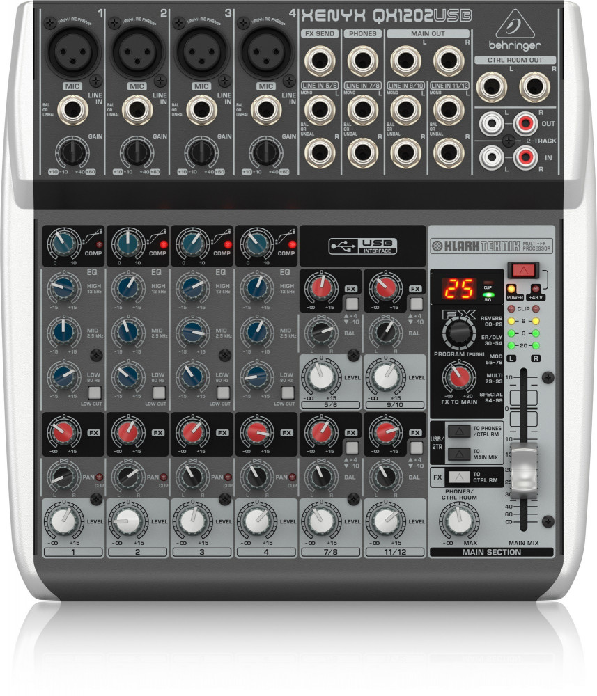 مكسر بيرنجر بدون باور - BEHRINGER - QX1202USB
