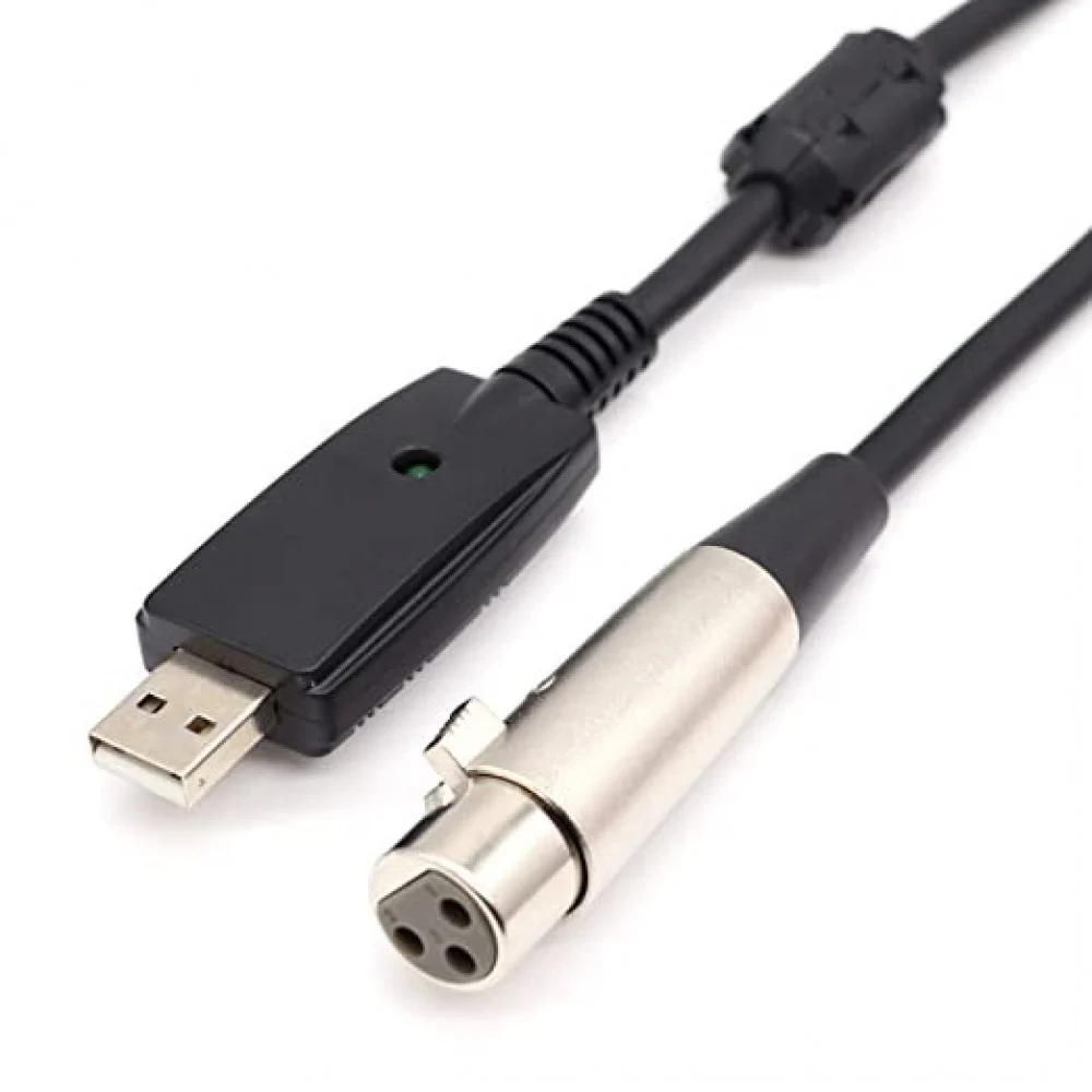 سلك ميكروفون XLR - USB