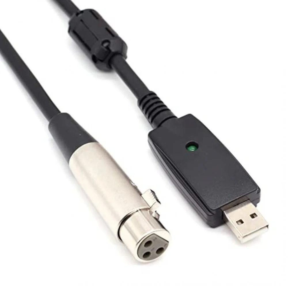 سلك ميكروفون XLR - USB
