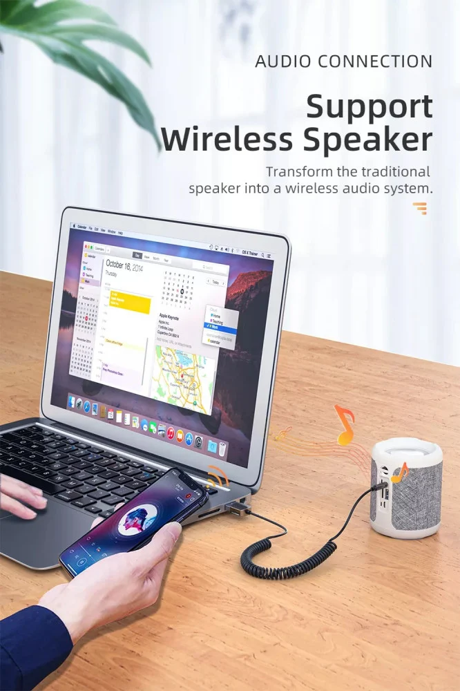 قطعة بلوتوث - AUX 3.5MM