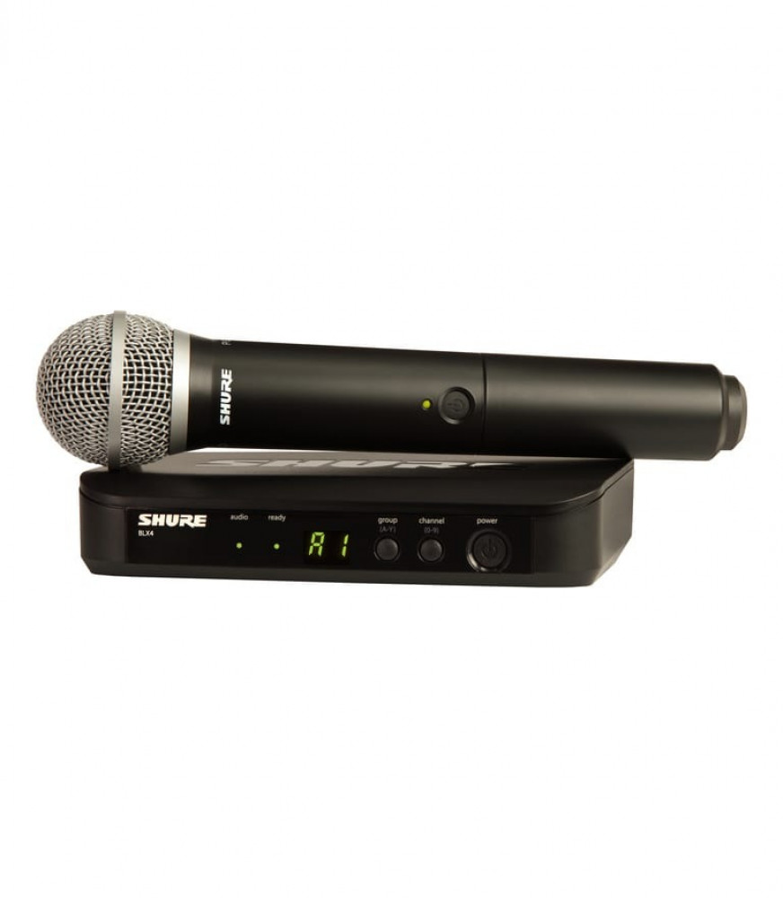ميكروفون لاسلكي شور يدوي -SHURE - BLX24/PG58